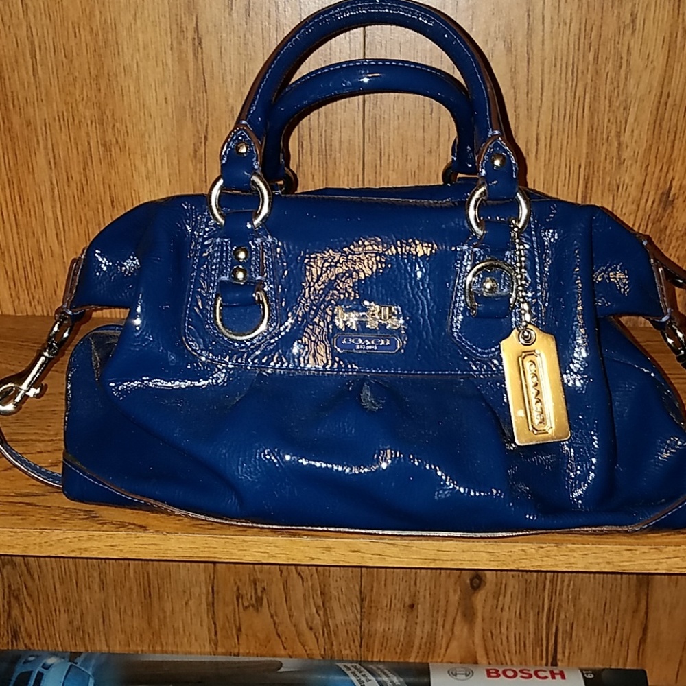 Patent Leather Coach Satchel